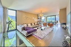 Lugano-Morcote: modern villa with swimming pool, lake view & SPA area for sale