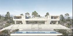 Large lot with a building license for an ultramodern villa in Cala Murada's first sea line