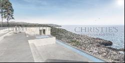 Large lot with a building license for an ultramodern villa in Cala Murada's first sea line