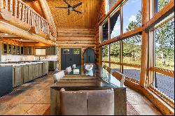  Contemporary Log Home in the Elk River Valley