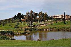 New farmhouses in the Tuscan hills