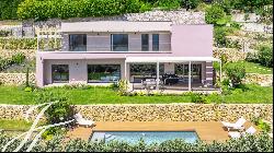 New-built Californian style villa with sea view for rent in Tourrettes-sur-Loup