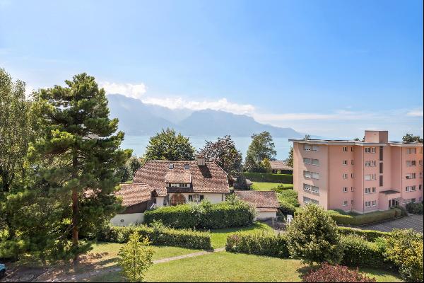 Quiet apartment with magnificent lake view