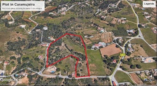 Plot near Caramujeira with ruin for sale, Algarve