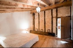 Traditional basque house renovated, with swimming pool and mountain view