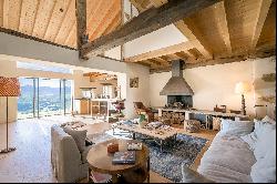 Traditional basque house renovated, with swimming pool and mountain view