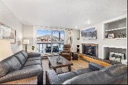 This rare lakefront condo is situated to provide privacy and views.