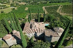 Montellimar Aubenas - Listed castle overlooking the French Tuscany