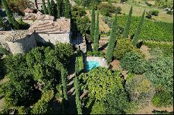 Montellimar Aubenas - Listed castle overlooking the French Tuscany