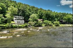 Serene Riverside Living Nestled Along the Coosawattee River