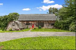 Enchanting Barn Conversion with Idyllic Pond Views in Lebanon, CT.