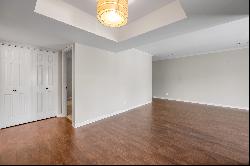 Move in ready two bedroom, two bathroom top floor condo at The Oaks! Convenientl