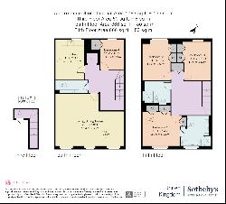 Duplex apartment set across the fourth and fifth floors in South Kensington