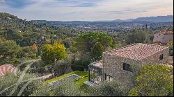 Architect-designed residence on a gated estate with panoramic view