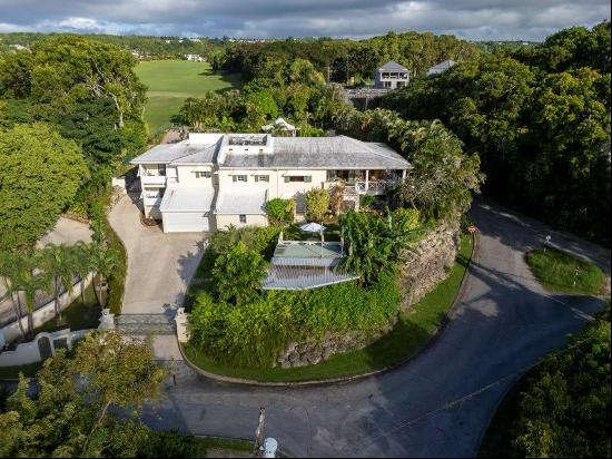 Splendid villa located in a prime position overlooking Barbados' famed west coast