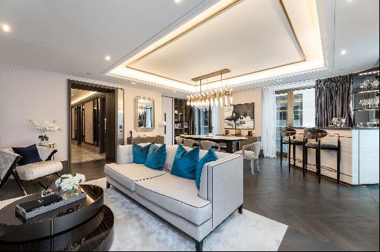 An exquisitely interior designed two bedroom apartment available in Clarges Mayfair