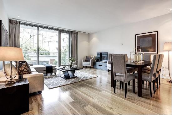 A three bedroom apartment in a prestigious Knightsbridge development