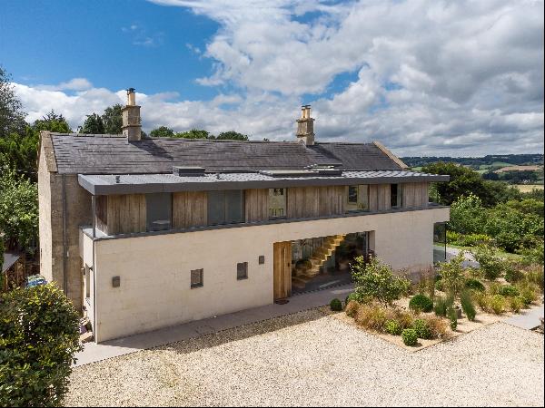 A detached 5 bedroom family home, in an elevated position enjoying fabulous views across t