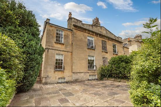 A Grade II listed Regency, semi-detached villa in Lansdown.