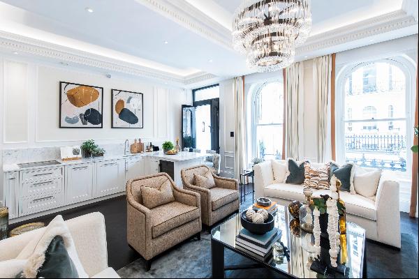 A luxury two bedroom apartment to rent in Kensington, W8