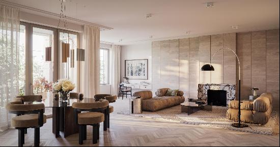 Luxurious 3-bedroom apartment with balconies and incomparable elegance in Charlottenburg, 