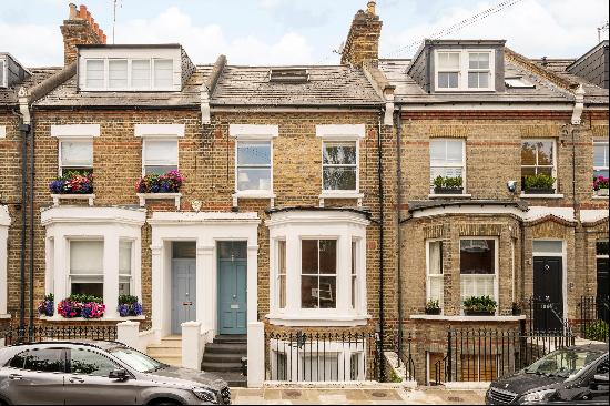 A charming two bedroom duplex with a terrace in the Lots Road area of Chelsea, SW10