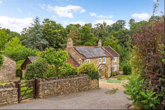 A detached three bedroom cottage with land in an idyllic rural location.