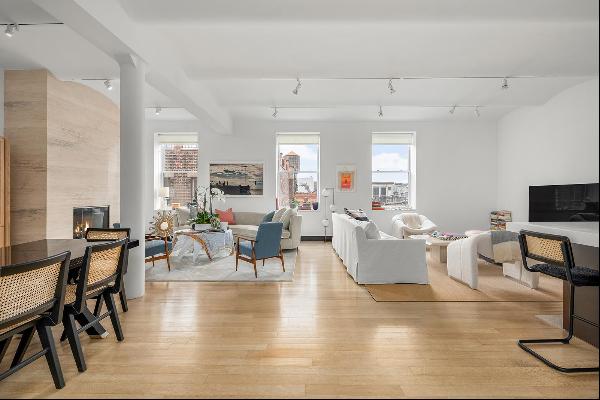 The Eklund-Gomes Team presents this expansive prewar condominium loft, offering over 3,