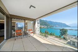 Luxurious apartment with panoramic view in Montreux