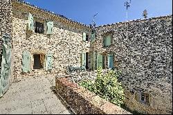 Uzès - Nîmes - Maisone en pierres avec jardin, piscine, terrasse