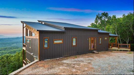 new modern home with the BEST VIEWS IN BLUE RIDGE