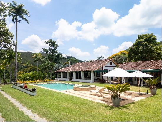 Century-old farm with a blend of colonial and modern design