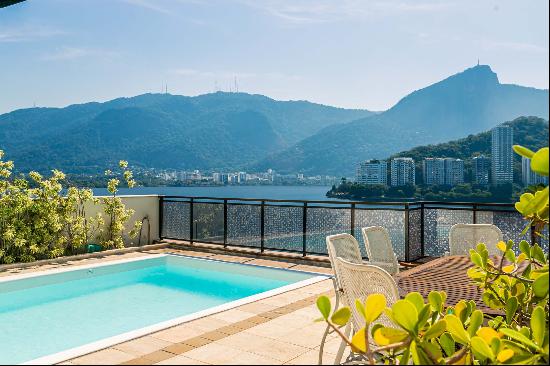 Duplex penthouse with stunning views, next to Lagoa Rodrigo de Freitas