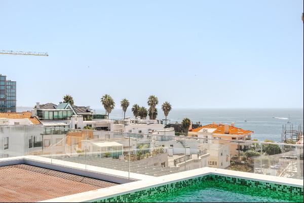 New Sea Views 3-bedroom Duplex Apartment, Cascais