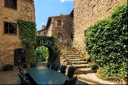 Medieval castle with pool, tennis court and tree house