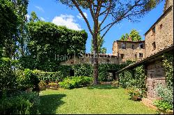 Medieval castle with pool, tennis court and tree house