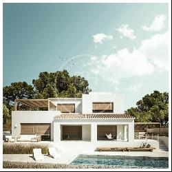 Private Sale: Stunning Ibiza-Style Villa with Spectacular Sea Vi, Jávea 03738