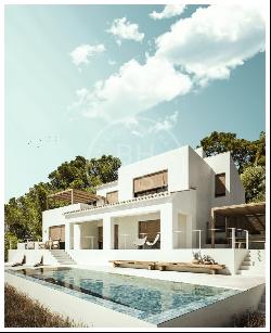 Private Sale: Stunning Ibiza-Style Villa with Spectacular Sea Vi, Jávea 03738