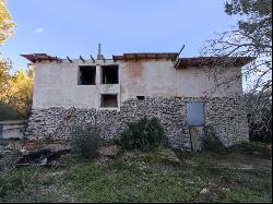 Rustic plot with project for a house with pool for sale in Montu, Montuïri 07230