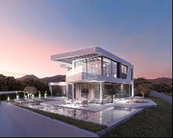 Luxurious Villa with Sea and Mountain Views in Altea, Santa Clar, Altea 03590