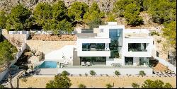 Minimalist New-Build Villa with Stunning Sea Views in Sierra de , Altea 03590