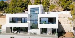 Minimalist New-Build Villa with Stunning Sea Views in Sierra de , Altea 03590