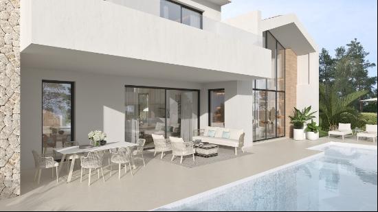 Detached villa in a boutique development of 5 elegant brand-new , Marbella 29670