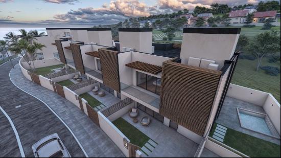 Boutique development of eight front-line golf townhouses in Este, Estepona 29680