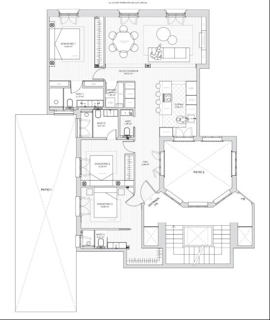 Exterior flat in Recoletos-Salamanca, Madrid 28004