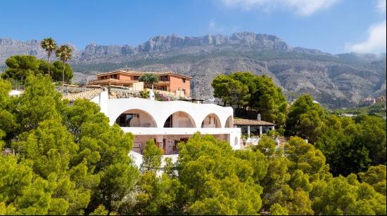 Altea la Vella's Panoramic Paradise: A Unique Villa with Spectac, Altea 03590