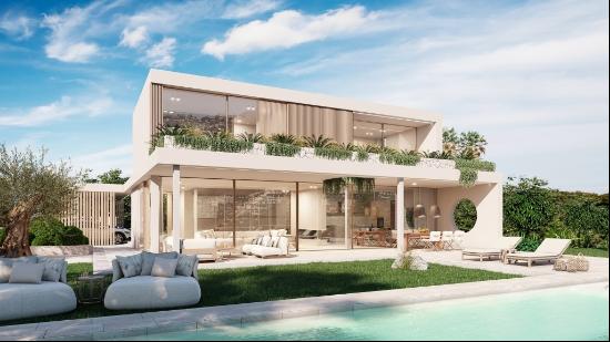 Off-plan contemporary villa with golf and sea views in La Alquer, Benahavís 29679