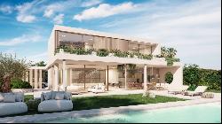 Off-plan contemporary villa with golf and sea views in La Alquer, Benahavis 29679