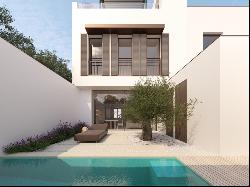 New build townhouse with pool for sale in El Molinar, Mallorca, Palma de Mallorca 07006