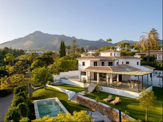 Spectacular fully renovated five bedroom villa located in La Mer, Marbella 29602